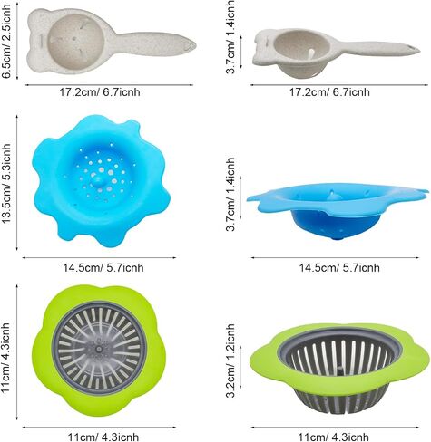 Allazone 37 PCS Acrylic Pouring Art Supplies Kit Acrylic Pouring Strainers Set, 7 PCS Plastic Silicone Paint Pouring Strainers Painting Tools Kits with Paintbrush for DIY Paint in Kuwait