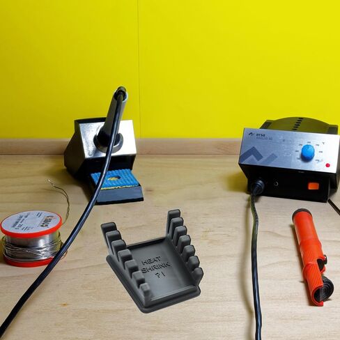 Upgraded Silicone Soldering Stand, Helping Hands Soldering Station, Soldering Wire Holder with 6 Slots - Third Hand Soldering Iron Stand for 32AWG to 12AWG Wires(Only Stand), Dark Grey, 1 Pcs in Saudi Arabia