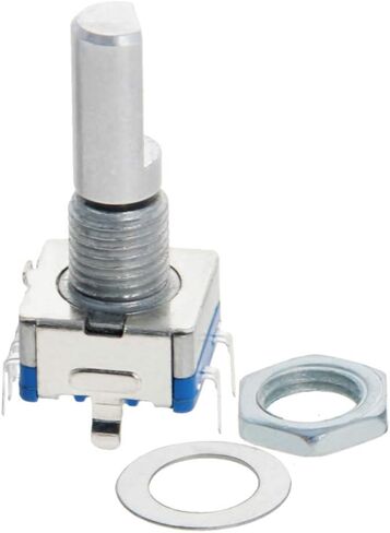 Fielect 360 Degree Rotary Encoder Code Switch Digital Potentiometer EC11 7 Pins 15mm Shaft Height 2Pcs in Saudi Arabia