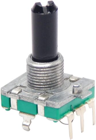 Fielect 360 Degree Rotary Encoder Code Switch Digital Potentiometer EC11 7 Pins 15mm Shaft Height 2Pcs in Saudi Arabia