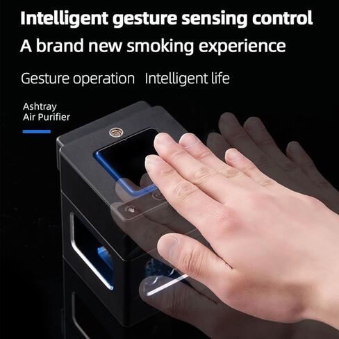 في تي ايه ار منفضة سجائر بدون دخان، منفضة سجائر مع ولاعة، منفضة سجائر USB نوع C قابلة لاعادة الشحن 3 في 1، منقي هواء منزلي متعدد الوظائف، منفضة سجائر منزلية او مكتب لازالة الدخان (اخضر) in Kuwait