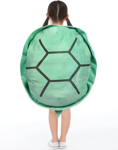 Rruonshully 40 بوصة يمكن ارتداؤها على شكل سلحفاة على شكل صدفة سلحفاة من القطيفة على شكل سلحفاة محشوة على شكل حيوان وسادة عيد الميلاد والهالوين زي Adlut in Kuwait