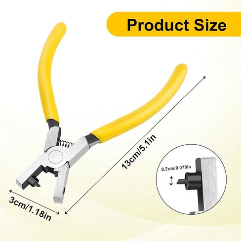 Giantree Watch Band Leather Hole Punch Plier Universal 2.0mm Wrist Belt Puncher Plier Repair Tools, Belt Hole Puncher for Leather Shoes Fabric DIY Crafts Dog Collars in Saudi Arabia
