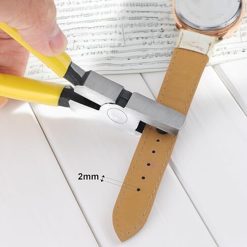 Giantree Watch Band Leather Hole Punch Plier Universal 2.0mm Wrist Belt Puncher Plier Repair Tools, Belt Hole Puncher for Leather Shoes Fabric DIY Crafts Dog Collars in Saudi Arabia