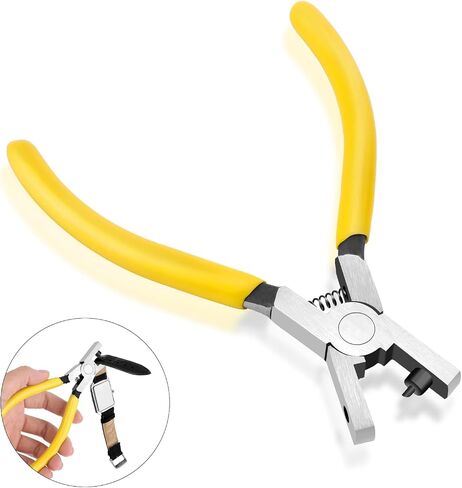 Giantree Watch Band Leather Hole Punch Plier Universal 2.0mm Wrist Belt Puncher Plier Repair Tools, Belt Hole Puncher for Leather Shoes Fabric DIY Crafts Dog Collars in Saudi Arabia