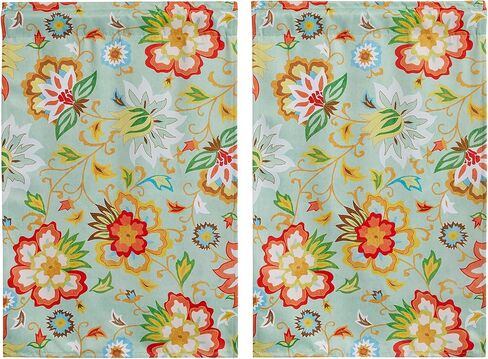 Country Rustic Kitchen Curtains, Vintage Boho Farmhouse Short Curtains Small Half Window Curtains for Bedroom Kitchen Bathroom, Cottagecore Blackout Privacy Curtain Tiers 36 Inches 2 Panel in Saudi Arabia