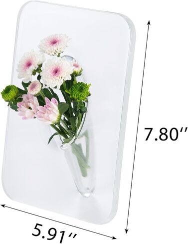 مزهرية كتاب شفافة للزهور، مزهرية زهرة أكريليك شفافة، مزهرية زهرة واحدة ديكور فريد من نوعه للقطع المركزية للمكتب المنزلي in Kuwait