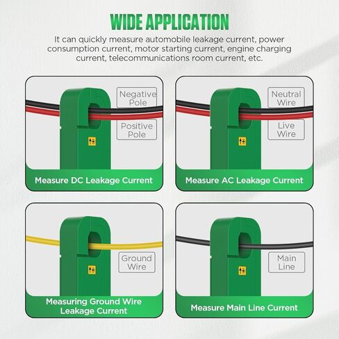 المشبك متر التيار المتناوب/تيار مستمر جهاز اختبار التيار 0mA-60A أمبير متر المشبك التيار المتناوب/تيار مستمر تسرب التيار متر التيار المتناوب تيار مستمر السيارات تبديل أمبير المشبك المتعدد الرقمية المشبك متر عدة ، عقد البيانات/الذاكرة/مراجعة ، تخزين 99 مجم in Kuwait