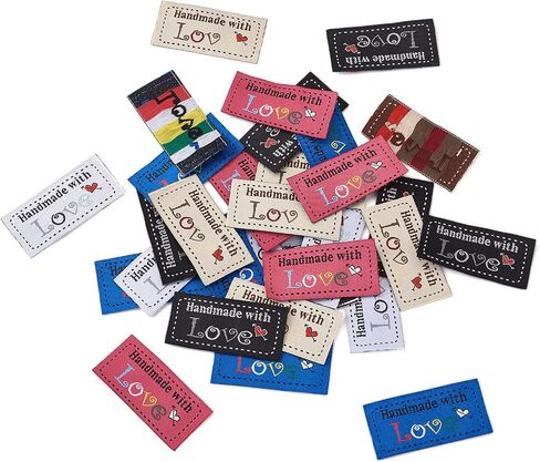 Beadthoven 480pcs Sewing Clothing Size Labels XS/S/M/L/XL/XXL Sewing Woven Fabric Size Tags Shirt Garment Tags Embroidered Label Tags for Knitting Quilting Sewing DIY Crafts in Saudi Arabia