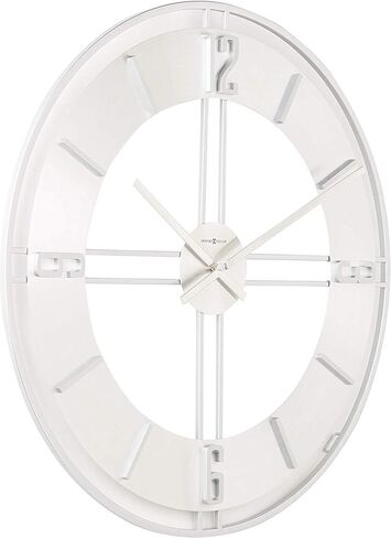 Howard Miller Stapleton Wall Clock 625-520 ? Oversized Iron and Nickel with Quartz Movement in Kuwait