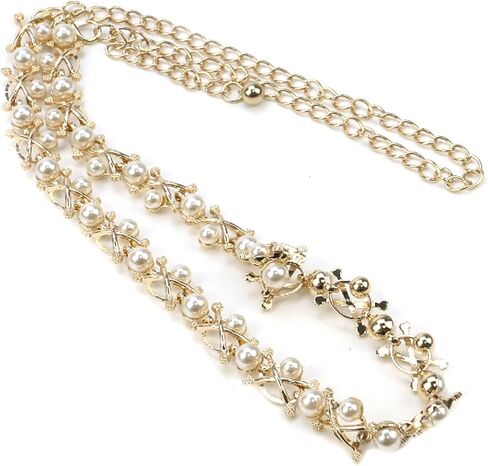 HEVSTIL ستائر تيباكس، 2 حزمة من المعلقات اللؤلؤية المطرزة، ستائر ستائر، أربطة ستائر مطرزة لديكور المنزل في النوافذ in Kuwait