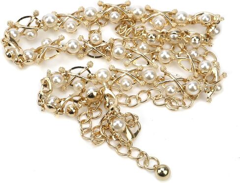 HEVSTIL ستائر تيباكس، 2 حزمة من المعلقات اللؤلؤية المطرزة، ستائر ستائر، أربطة ستائر مطرزة لديكور المنزل في النوافذ in Kuwait