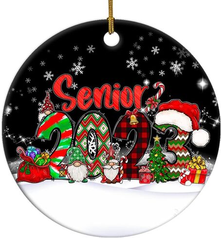 Funny Christmas Ornament Nightmare Before Christmas Moonlight Madness Ceramic Christmas Hanging Ornament Features Jack Skellington & Sally Christmas Ornament for Christmas Tree Decorations Home Decor in Saudi Arabia