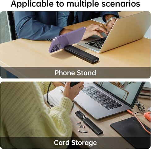 BUDI Multifunctional 9 in 1 Data Cable with USB Type-C Card Reader Micro SD Memory Card high-Speed Card Reader Adapter Suitable for Mobile Phone Cameras and Computers in Kuwait