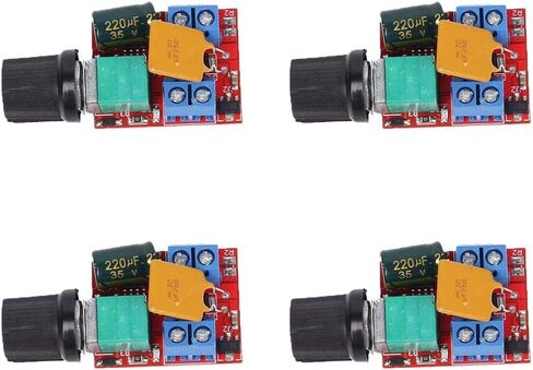 4 قطعة تيار مستمر صغير 3 فولت 6 فولت 12 فولت 24 فولت 35 فولت PWM وحدة تحكم سرعة المحرك وحدة تبديل الترا صغيرة LED باهتة 5A in Kuwait