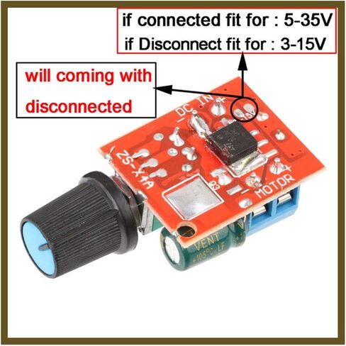 4 قطعة تيار مستمر صغير 3 فولت 6 فولت 12 فولت 24 فولت 35 فولت PWM وحدة تحكم سرعة المحرك وحدة تبديل الترا صغيرة LED باهتة 5A in Kuwait