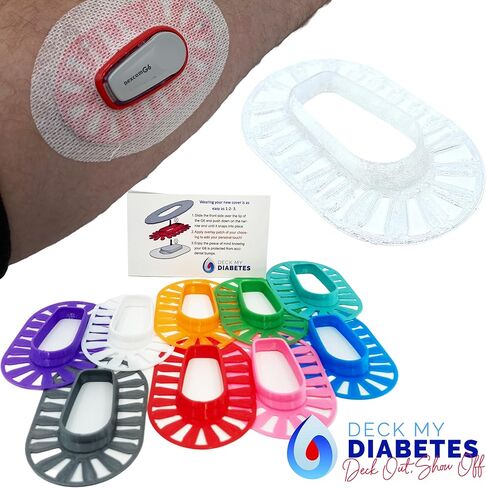 درع قبضة G6 من شركة ديككوم ماي ديابيتس (مرن، قابل لإعادة الاستخدام ومقاوم للماء) لمستخدمي ديككوم النشطين - نيون تيل in Kuwait