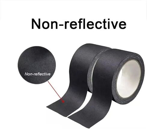 Pro AVL Gaffers Tape, Professional Grade 2" x 30 Yards Adhesive, Matte Black, Heavy Duty in Saudi Arabia