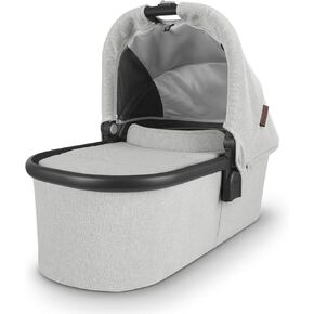 Bassinet- Anthony (White and Grey Chenille/Carbon)