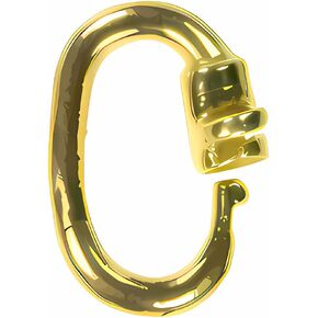 14K Gold Link Lock for Extremely Tiny Jewelry Repairs, 6mm x 4.75mm Oval Jump Ring, 20 Gauge, Secure Connection for Very Small Gold Chain Links and Chains | SKU: j-4515-1