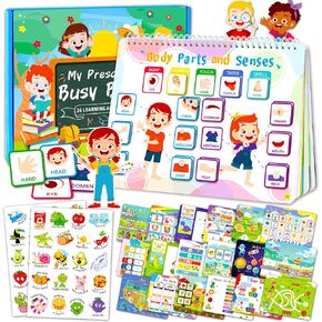36 Theme Montessori Busy Book for Toddlers 3 and up, Preschool Learning Activities for Kids Kindergaten Educational Toys Tools Autism Pre K Early Learning