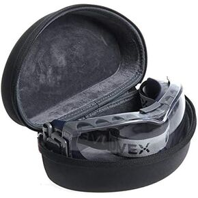 Hermitshell Hard Travel Case Fits Uvex Stealth OTG Safety Goggles Anti-Fog/Anti-Scratch Coating S3970DF (Only Case)