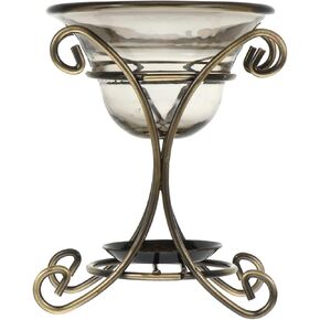 Artibetter Tea Light Candle Holders Ceramic Diffuser Decorative Candles Metal Diffuser Indoor Heaters Wax Melts Candle Warmer Essential Oil Furnace Aroma Furnace Home Decoration Air