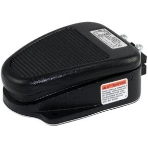 632-S Clipper Foot Switch, Electrical, Single Pedal, Momentary, Single Stage, No Guard, Black (4 Pack)