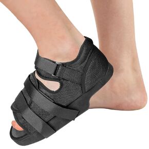 Heel Wedge Healing Shoe Post Op Shoes Lightweight Heel Relief Medical Orthopedic Foot Brace Off-loading Shoes for Heel or Ankle Pain Ulcerations Feet Wounds for Men and Women (Large)