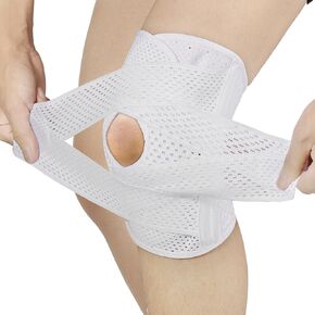Adjustable Knee Brace for Women,Knee Stabilizer Support for ACL,MCL,Meniscus Wear and Tear Damage,Knee Sleeves for Knee Pain, Dual Strap Knee Wrap for Compression and Stability (XX-Large)