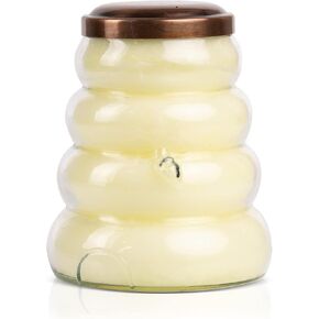 A Cheerful Giver Spring Candles Honey Pear Cider Beehive Jar Candle - 14 Ounces with 70 Hours Burn Time - Gifts for Women