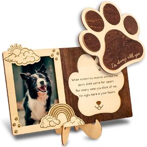 Dog Memorial Gifts For Loss Of Dog - Lost Pet Memorial Gifts For Dogs, Loss Of Dog Sympathy Gift, Pet Sympathy Gifts For Dogs, Dog Remembrance Picture Frame