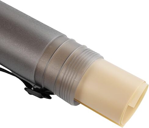 DEWEL Black Document Tube/Plastic Poster/Art Storage Tube, Adjustable Carrying Strap Waterproof and Light-Resistance Telescoping Carrying Case for Drawing, Drafting, Map Scroll, Document and Blueprint in Kuwait