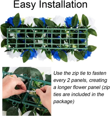 Inweder Flower Table Decorations for Wedding - 6 Pcs Artificial Table Flower Arrangement, Weeding Rose Floral Centerpieces for Reception, Table Runner, Dining Table, Living Room, Kitchen, White in Saudi Arabia