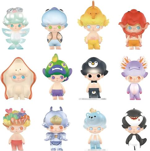 POP MART DIMOO Go on an Outing Together Blind Box Figures, Random Design Toys for Modern Home Decor, Collectible Toy Set for Desk Accessories, 9PC in Kuwait