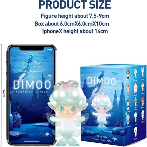 POP MART DIMOO Go on an Outing Together Blind Box Figures, Random Design Toys for Modern Home Decor, Collectible Toy Set for Desk Accessories, 9PC in Kuwait