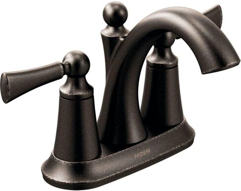 Moen 4505 Chrome Two-Handle Bathroom Faucet, 5.50 x 8.13 x 10.13 inches in Saudi Arabia