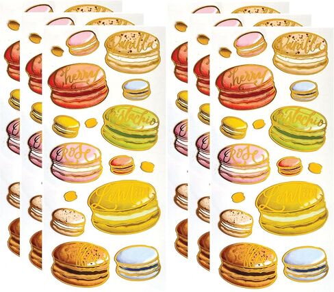 Paper House Productions Paris, France Shiny Foil Enamel Effect Sticker Sheet for Crafts, Scrapbooking & Collecting in Kuwait