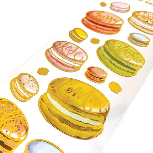 Paper House Productions Paris, France Shiny Foil Enamel Effect Sticker Sheet for Crafts, Scrapbooking & Collecting in Kuwait