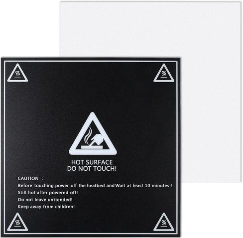 4pcs 11.8×11.8inch (300×300mm) Heated Bed Sticker Printing Build Sheets Plate Tape Platform Sticker 3D Printing Build Surface Sheets for Creality CR-10S /CR-10 PLA PETG Filament FDM 3D Printer in Saudi Arabia