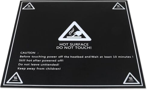 4pcs 11.8×11.8inch (300×300mm) Heated Bed Sticker Printing Build Sheets Plate Tape Platform Sticker 3D Printing Build Surface Sheets for Creality CR-10S /CR-10 PLA PETG Filament FDM 3D Printer in Saudi Arabia