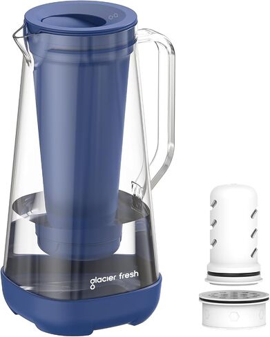 GLACIER FRESH Water Pitcher Filter Replacement for LS Home Dispenser and Pitcher Systems, Reduces Chlorine Taste and Odor, 1 Membrane Micro Filter in Saudi Arabia