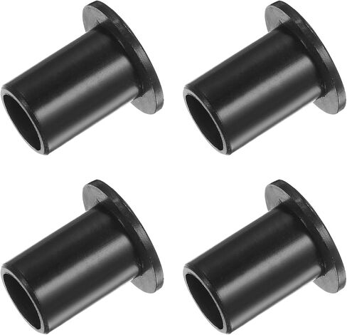 4pcs Nylon Flanged Sleeve Bearings [26mm Bore x 30mm OD x 12mm Length] Nylon Plastic Bushings for Shaft, White in Saudi Arabia