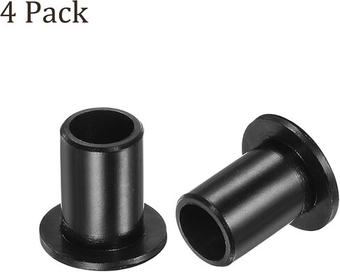4pcs Nylon Flanged Sleeve Bearings [26mm Bore x 30mm OD x 12mm Length] Nylon Plastic Bushings for Shaft, White in Saudi Arabia