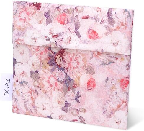 DGAZ Sanitary Napkin Storage Bag, Period Bag for Teen Aged Girls, Portable Period Bag for Panty Liners/Menstrual Cup/Small Tampons，Mini Makeup Bag for Purse in Saudi Arabia