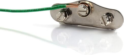 THE CIMPLE CO 10 أقدام (3 أمتار) - سلك نحاس صلب معزول THHN/THWN - 14 AWG، السلك مصنوع في الولايات المتحدة الأمريكية، سكني، تجاري، صناعي، مؤرض، كهربائي مُصنف بـ 600 فولت - باللون الأخضر in Kuwait