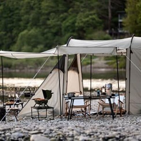 خيمة IDOOGEN SUV، خيمة تخييم متعددة الاستخدامات، قابلة للتوسيع الثلاثي، مقاومة للماء، تناسب أنواع المركبات المختلفة، مثالية للتخييم العائلي والتجمعات الخارجية، بني in Kuwait