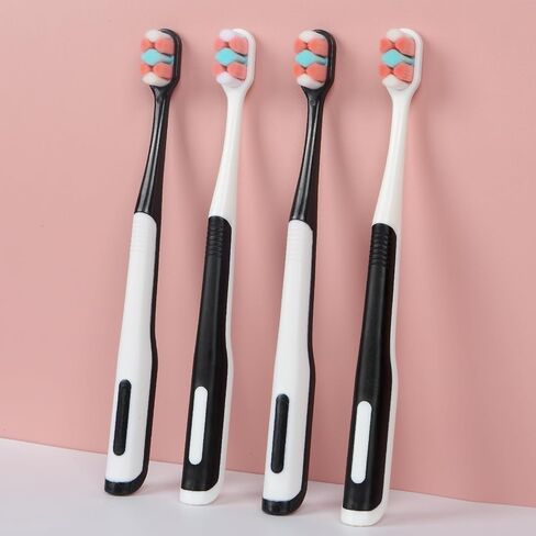 Adult Extra Soft Toothbrush with 10000 Soft Bristles,Excellent Cleaning Effect,Soft Bristle Toothbrush for Sensitive Teeth or Gum Clean Effectively(6 Pack) in Saudi Arabia