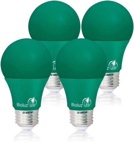 Bioluz LED Yellow Light Bulbs 60W Replacement Non-Dimmable A19 LED Bulbs 4-Pack in Kuwait