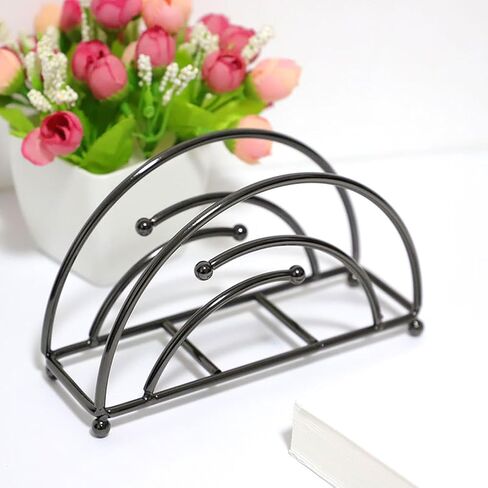 Napkin Holder for Paper Napkins Metal Black Nipkin Holder for Kitchen & Dinner Table… (Napkin holder02) in Kuwait